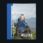 Forever Best Friends Blue Photo Illusion Blanket<br><div class="desc">This Forever Best Friends Blue Photo Illusion Blanket with wrap yourselves in memories. This blanket features your seamless BFF illusion design and customizable blue detail,  making it the ultimate anniversary or Christmas gift for couples who are truly best friends forever.</div>