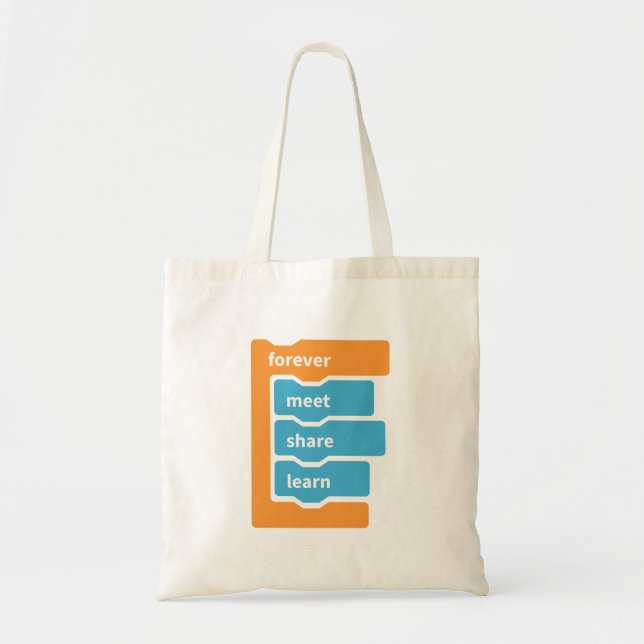 Forever Blocks Tote Bag (Front)