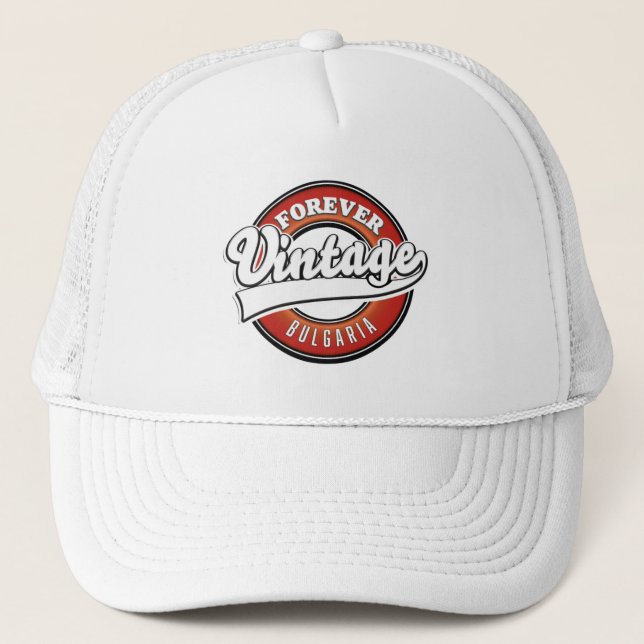 Forever Bulgaria vintage logo  Trucker Hat (Front)