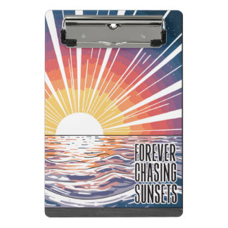 Forever Chasing Sunsets Mini Clipboard