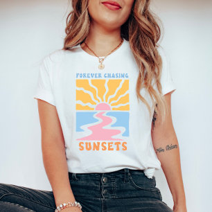 Forever Chasing Sunsets Retro T-Shirt
