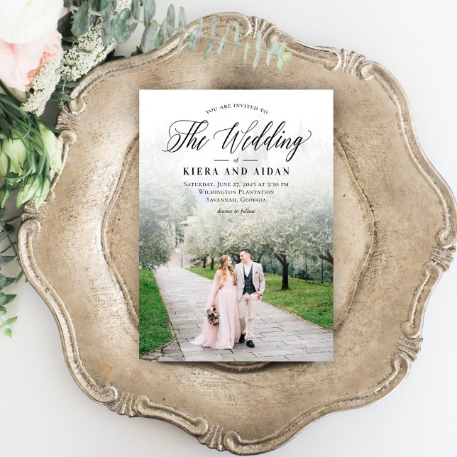 Forever Classic Photo Wedding Invitation FCL (Creator Uploaded)