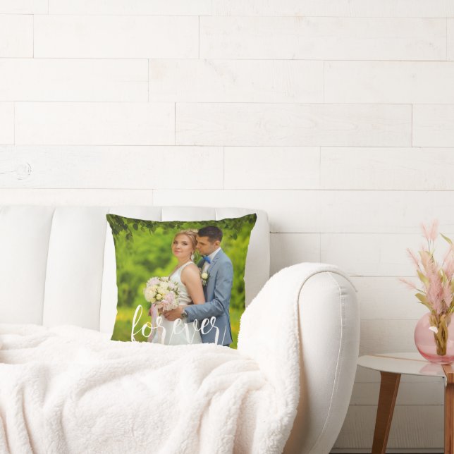 Forever Custom Wedding Photo Cushion (Couch)