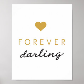 Forever darling - art print