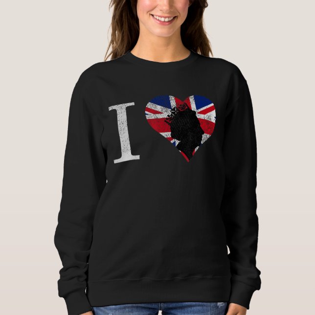 Forever Elizabet II Legend Queen British Crown Eng Sweatshirt (Front)