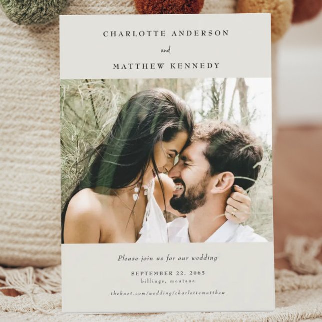 Forever Faithful Blush Photo Save the Date (Creator Uploaded)