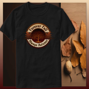 Forever Fall, Always Autumn Tree Adult T-Shirt