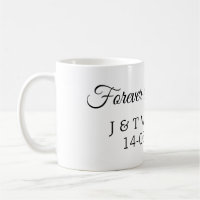 Forever & forever add couple name date love thanks
