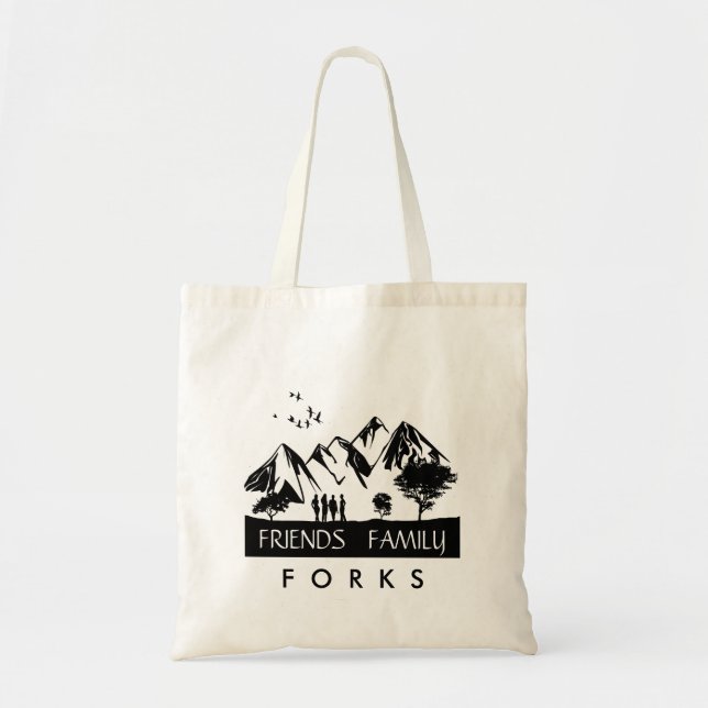 Forever Forks Tote Bag (Front)