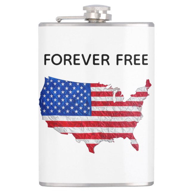 Forever Free Hip Flask (Front)