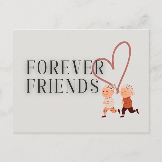 Forever Friends: Runner Postcard (Front)