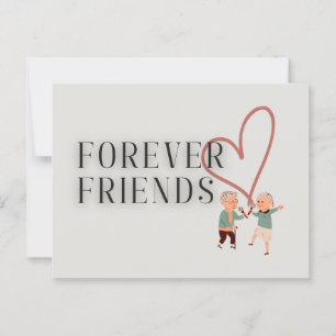 Forever Friends: singer postcard
