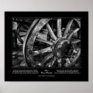 Forever Friendship, Fine Art Vintage Wagon Wheel Poster