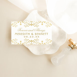 Forever Gold Vintage Glamour Wedding Monogram