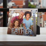 Forever Grateful For You Father Photo Keepsake Plaque<br><div class="desc">Let dad know how special he is and how much he means to you with this beautiful photo keepsake plaque. Simply add a custom photo of your choice. The text reads 'forever grateful for you' FATHER (which can be changed to any relation} and the name/s of who it is from....</div>