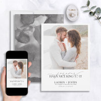 Forever Has a Nice Ring Quote Photo Engagement