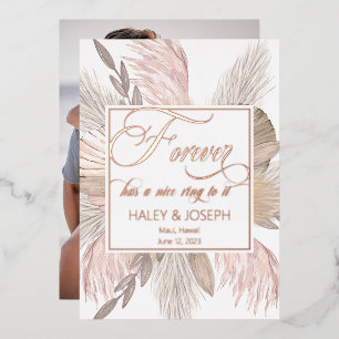 Forever Has A Nice Ring To It Photo Save the Date 