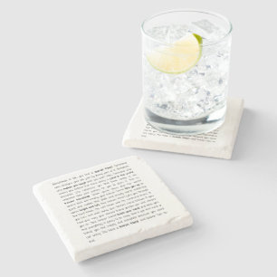 Forever has no end stone coaster