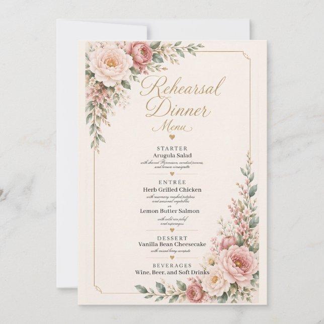 Forever in Bloom Invitation (Front)