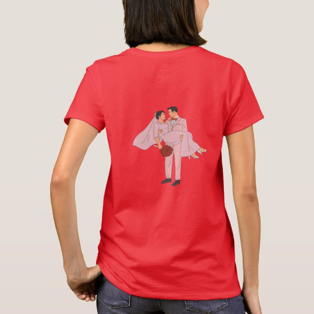 Forever in Love: A Happy Lovers' Day Tribute T-Shirt (Back)