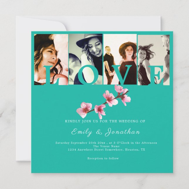 Forever in Love Invitation (Front)