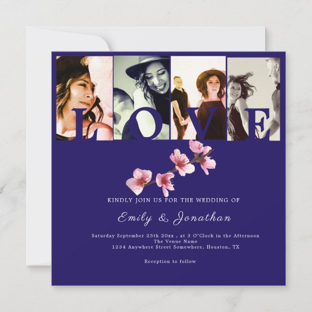 Forever in Love Invitation (Front)