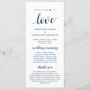 Forever in love, Modern Wedding Ceremony, Navy Programme