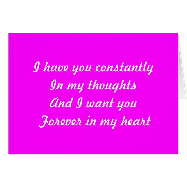 Forever in my heart (Front Horizontal)