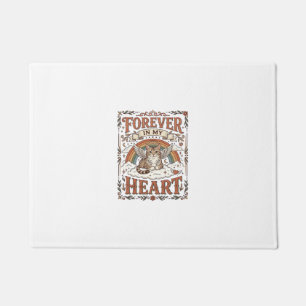 Forever In My Heart Cat Memorial Rainbow Bridge Vi Doormat