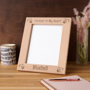 Forever In My Heart Pet Memorial Etched Frames