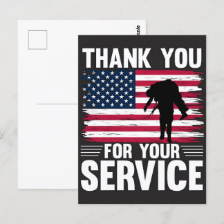 Forever in Our Debt—Happy Veterans Day Postcard