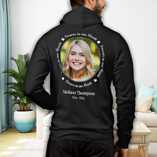 Forever in our Heart Personalised Picture Memorial Hoodie