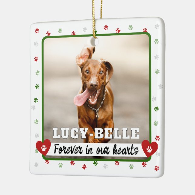 Forever in our Heart Remembrance Keepsake Ornament (Left)