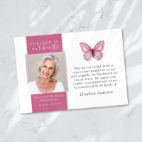 Forever in Our Hearts Butterfly Photo Sympathy