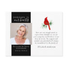 Forever in Our Hearts Cardinal Photo Sympathy