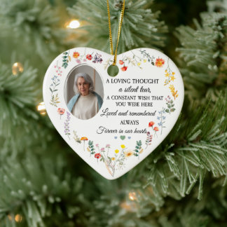 Forever In Our Hearts  Ceramic Tree Decoration