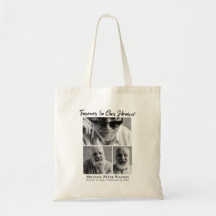 Forever in our Hearts Dad Grandpa Memorial Tote Bag