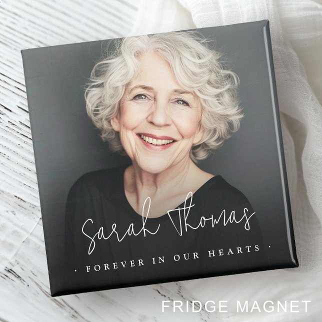 Forever in our hearts funeral memorial fridge magnet (Forever in our hearts funeral memorial fridge magnet)