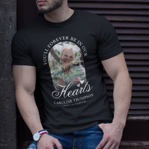 Forever in our Hearts Funeral Photo Arch T-Shirt