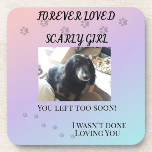 Forever in Our Hearts Gradient Tribute Coaster