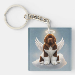 Forever in Our Hearts (LandseerBW) Key Ring