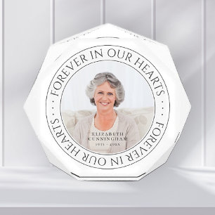 Forever In Our Hearts Memorial Elegant Photo