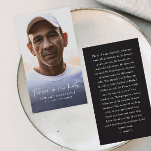 Forever in our Hearts Memorial Funeral Card