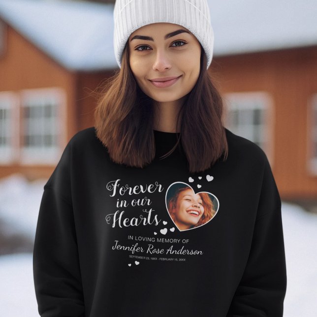 Forever in our Hearts Memorial Memory Sweatshirt (Creator Uploaded)