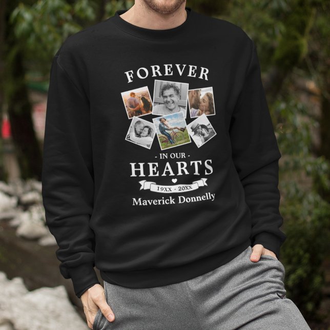 Forever in our Hearts Memorial Sweatshirt (Creator Uploaded)