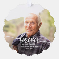 Forever In Our Hearts Personalised Photo Memorial