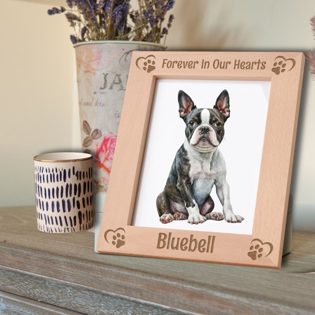 Forever In Our Hearts Pet Memorial Etched Frames (Creator Uploaded)