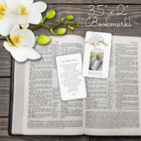 Forever in Our Hearts Photo Funeral Prayer Card