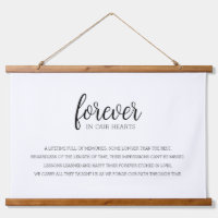 Forever in Our Hearts Remembrance Keepsake Gift