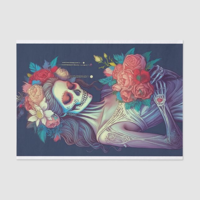 Forever Longing, Forever Devoted, Dreaming Tissue Paper (Front)